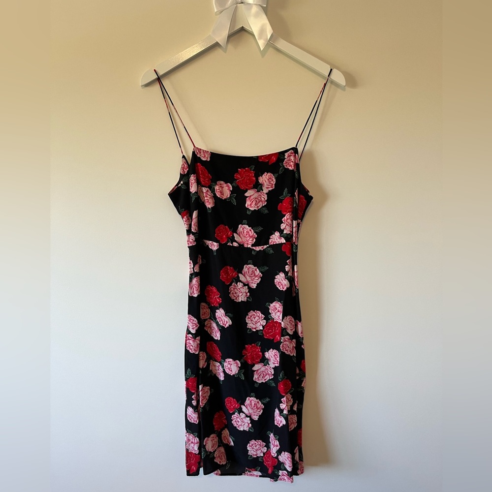 & Other Stories tie mini dress